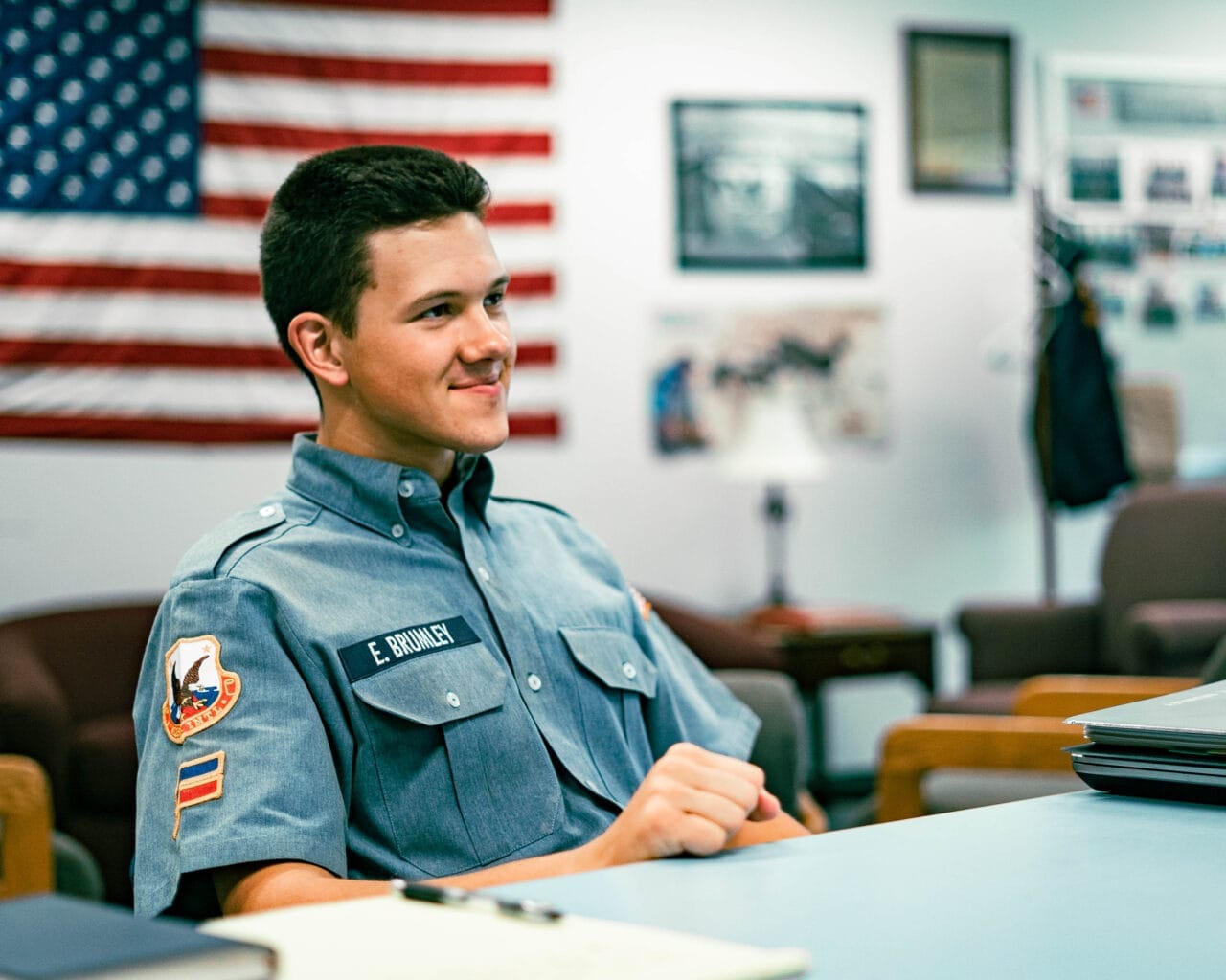 ALERT student in advanced training classroom